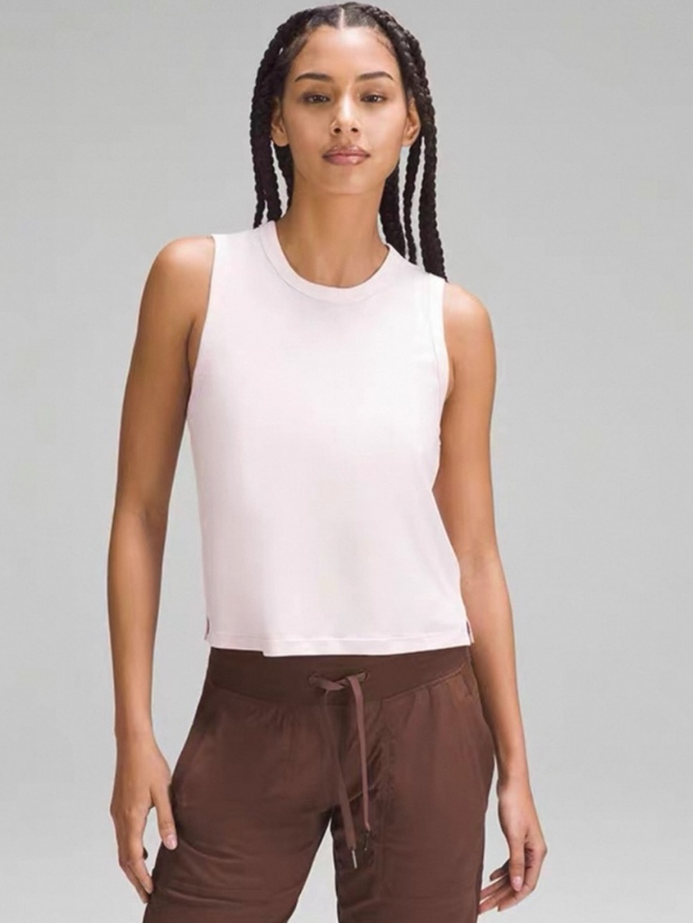 Lululemon Classic-Fit Cotton-Blend Tank Top
Meadowsweet Pink size 2